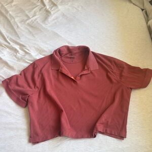 Nike Cropped Polo Shirt
